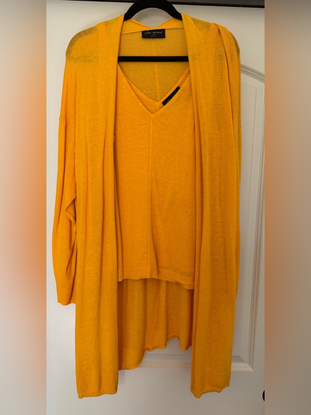 Lane Bryant Bright Yellow Knit Sweater